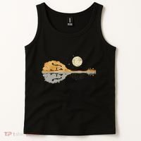 Mandolin Country Music Moon Bluegrass Tank Top thumb 2