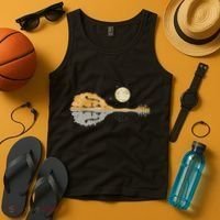 Mandolin Country Music Moon Bluegrass Tank Top thumb 4