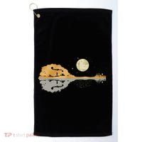 Mandolin Country Music Moon Bluegrass Golf Towel thumb 0