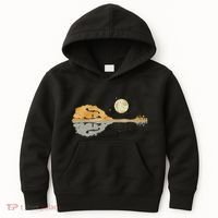Mandolin Country Music Moon Bluegrass Kids Hoodie thumb 0
