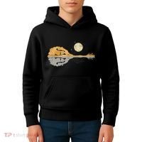 Mandolin Country Music Moon Bluegrass Kids Hoodie thumb 4