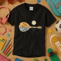 Mandolin Country Music Moon Bluegrass Kids T-Shirt thumb 3