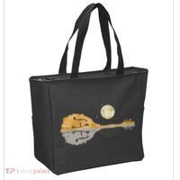 Mandolin Country Music Moon Bluegrass Tote Bag thumb 2