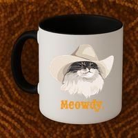 Meowdy Cat Meme Coffee Mug thumb 2