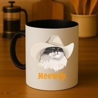 Meowdy Cat Meme Coffee Mug thumb 4