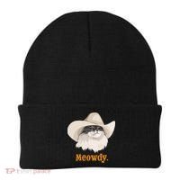 Meowdy Cat Meme Beanie thumb 0