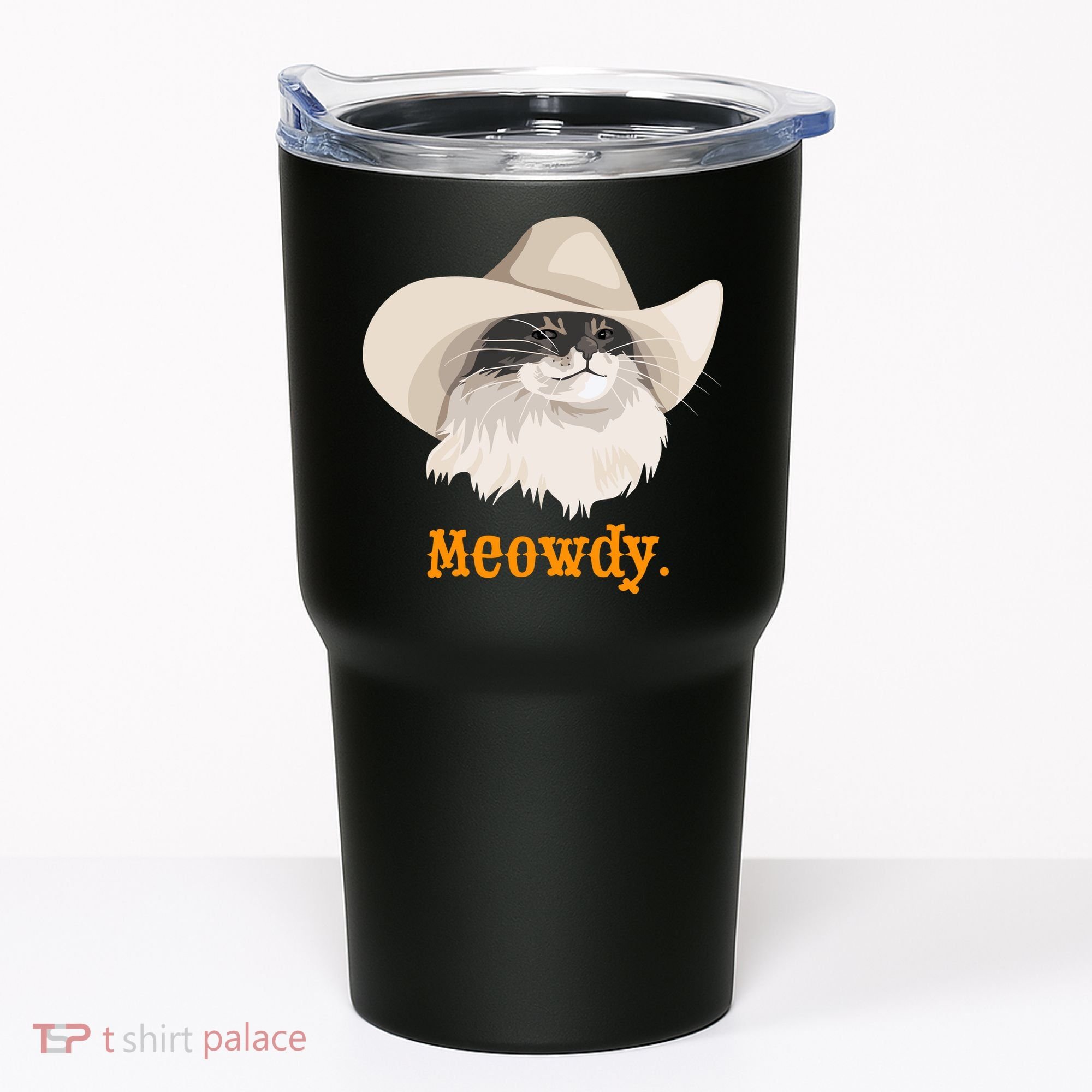 Meowdy Cat Meme Tumbler