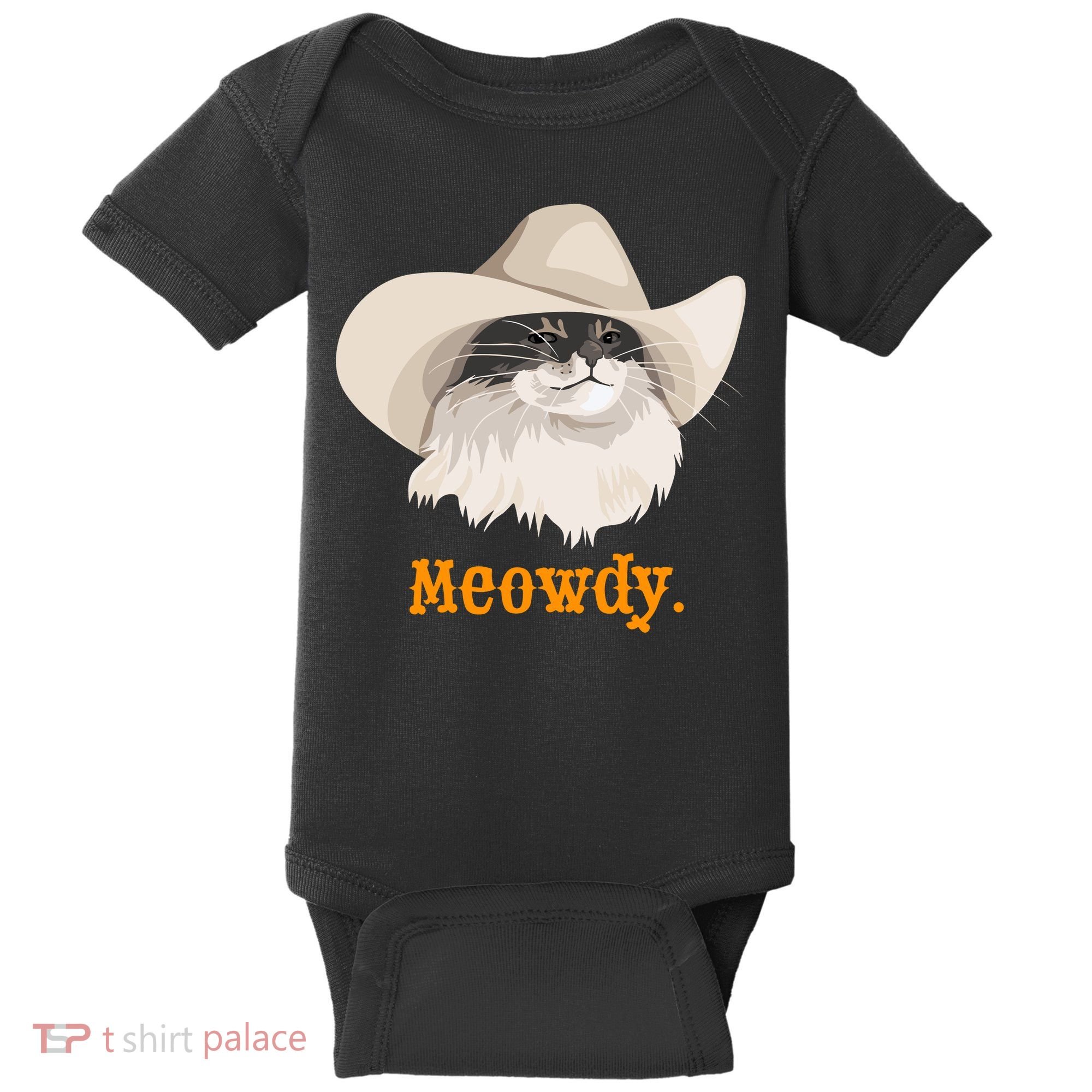 Meowdy Cat Meme Baby Bodysuit