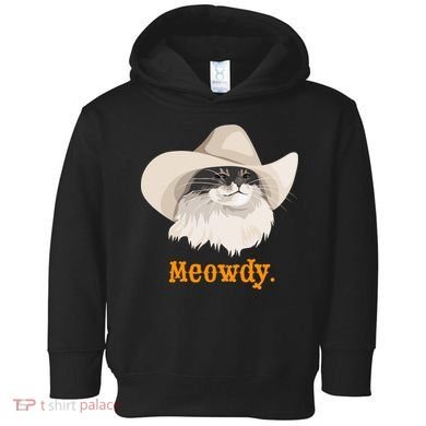 Meowdy Cat Meme Toddler Hoodie
