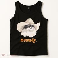 Meowdy Cat Meme Tank Top thumb 2