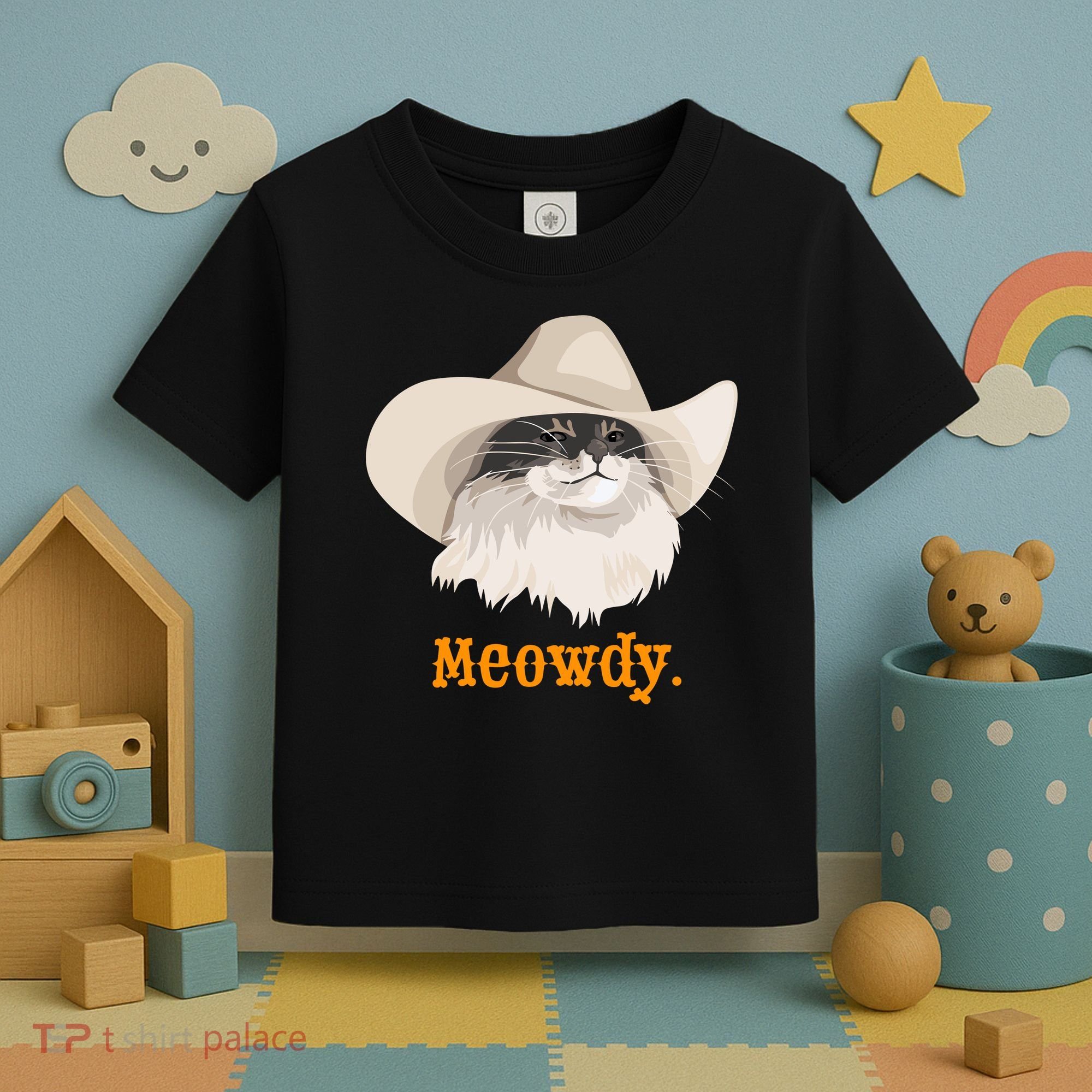 Meowdy Cat Meme Toddler T-Shirt