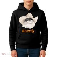 Meowdy Cat Meme Kids Hoodie thumb 4