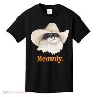 Meowdy Cat Meme Kids T-Shirt thumb 0