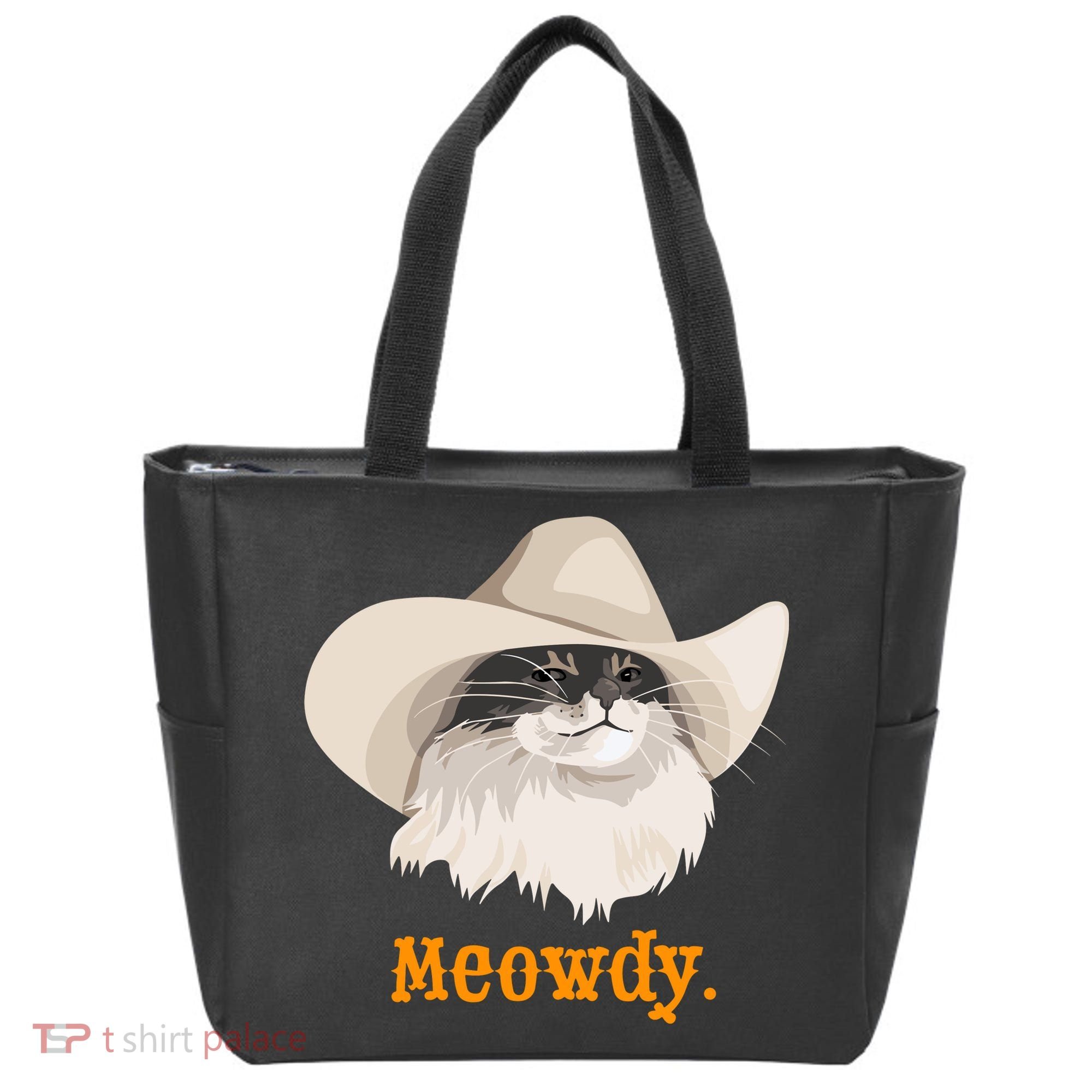 Meowdy Cat Meme Tote Bag