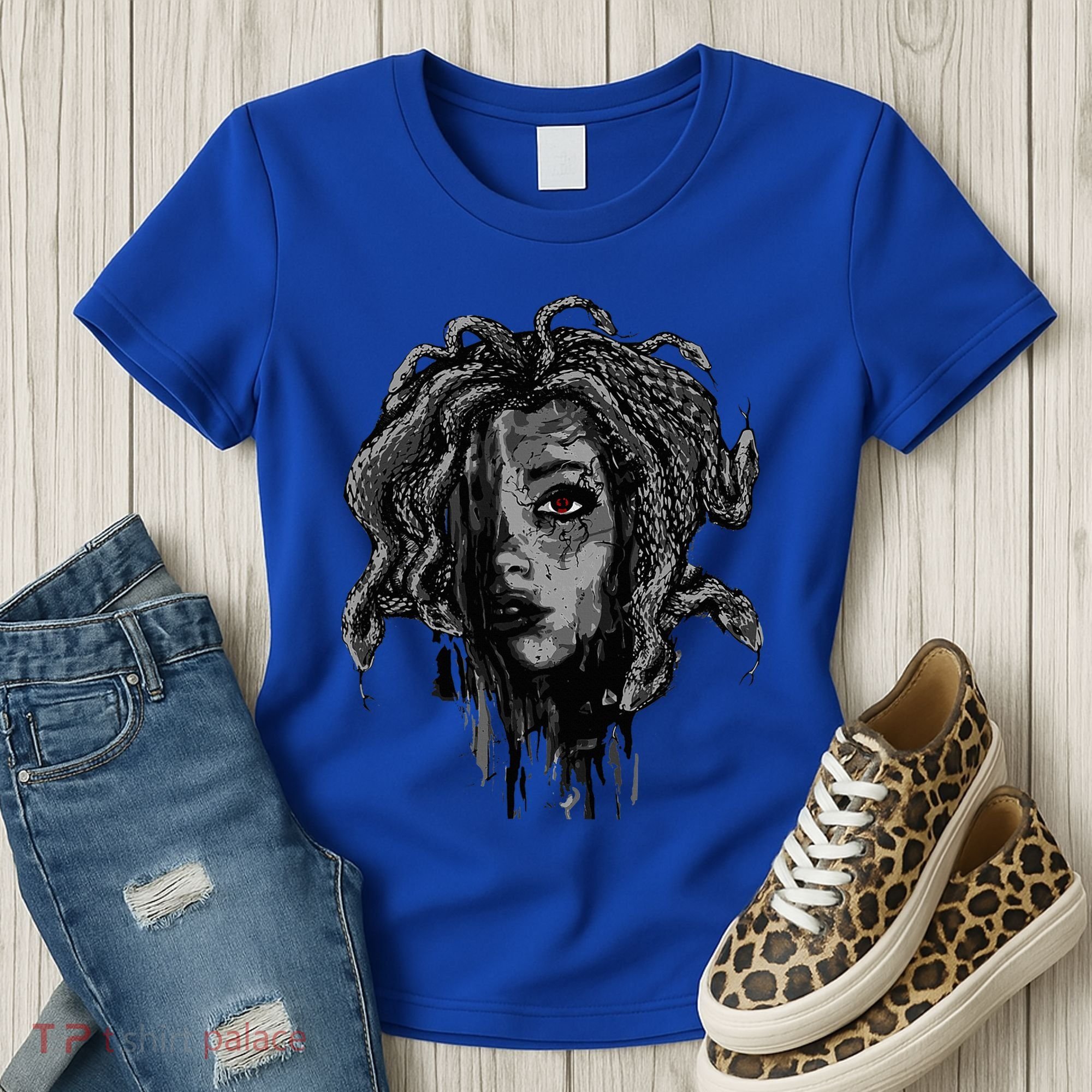 Mythical Creature Medusa Greek Mythology Gorgons Women's T-Shirt