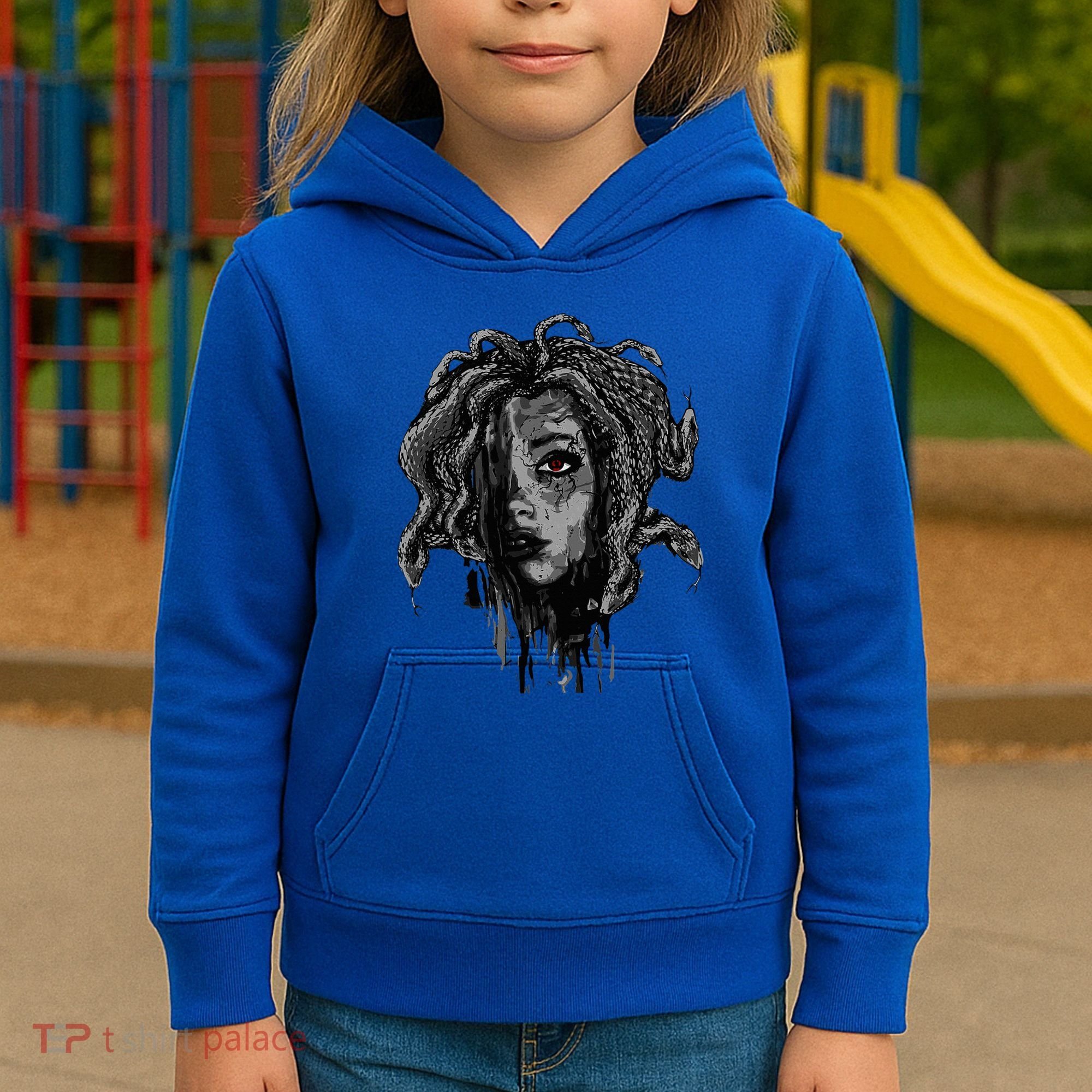 Mythical Creature Medusa Greek Mythology Gorgons Kids Hoodie