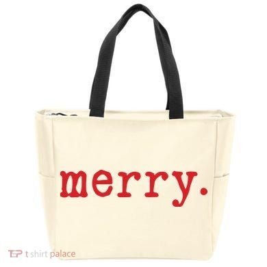Merry Christmas Minimal Tote Bag