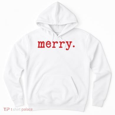 Merry Christmas Minimal Hoodie
