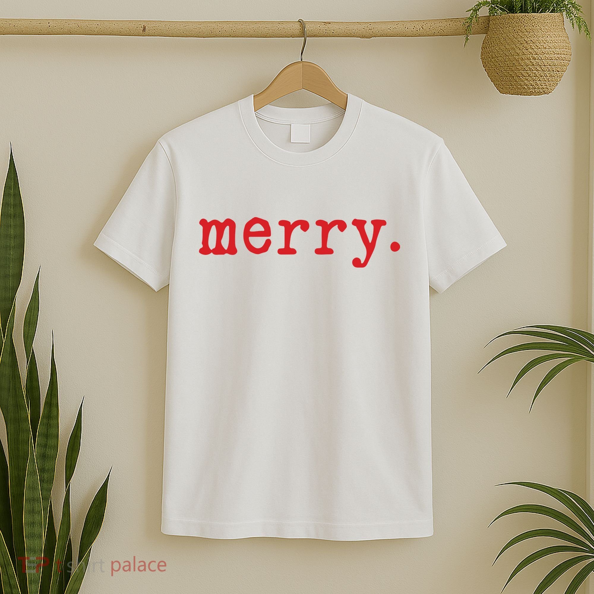 Merry Christmas Minimal T-Shirt