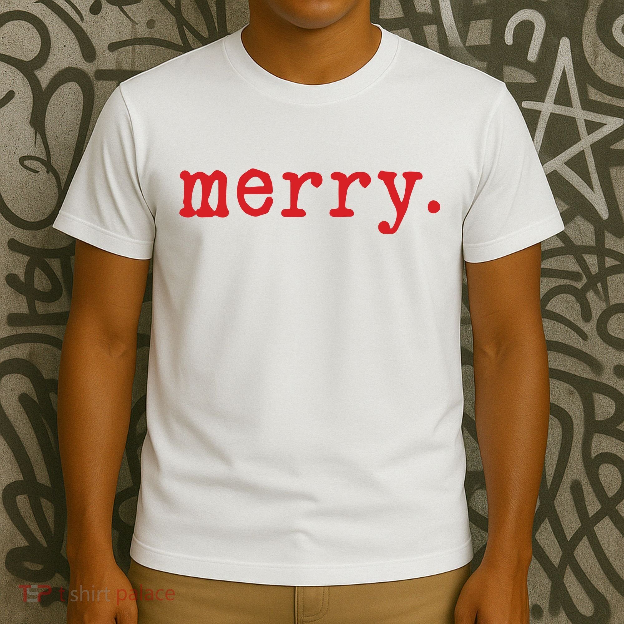 Merry Christmas Minimal T-Shirt