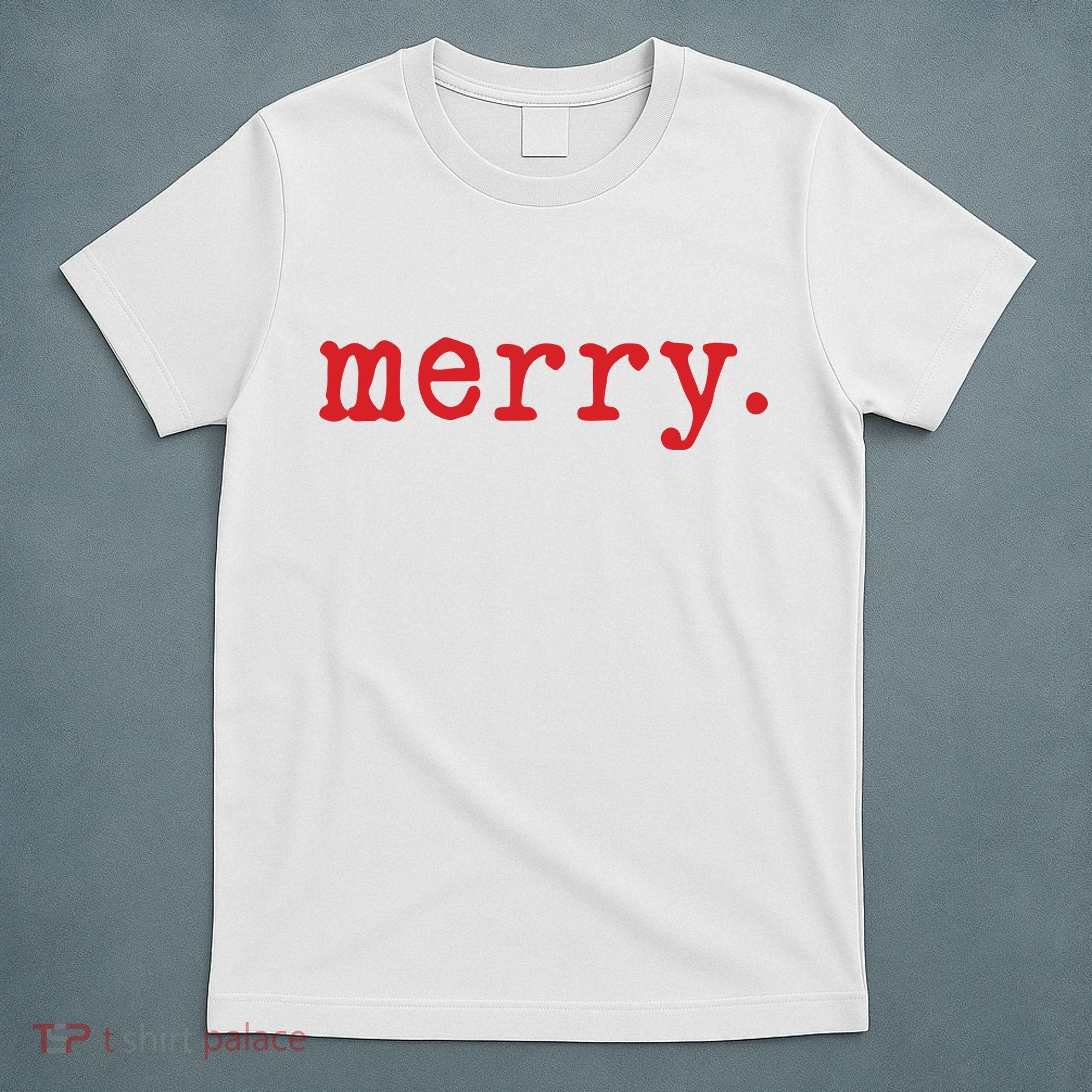 Merry Christmas Minimal T-Shirt