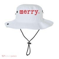 Merry Christmas Minimal Bucket Hat thumb 0