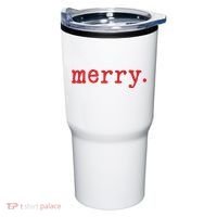 Merry Christmas Minimal Tumbler thumb 0