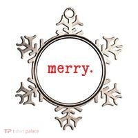 Merry Christmas Minimal Ornament thumb 0