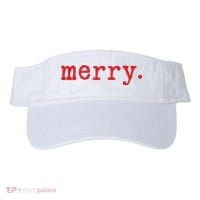 Merry Christmas Minimal Visor thumb 0