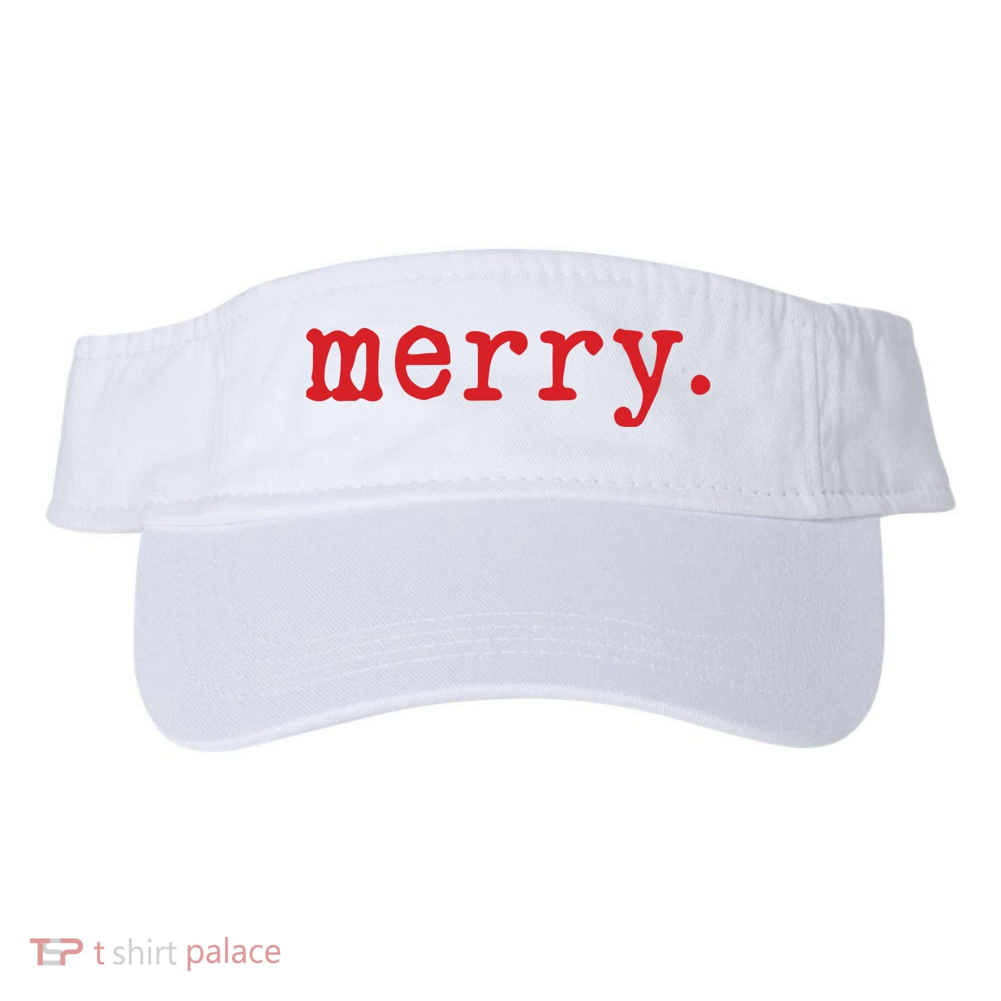 Merry Christmas Minimal Visor