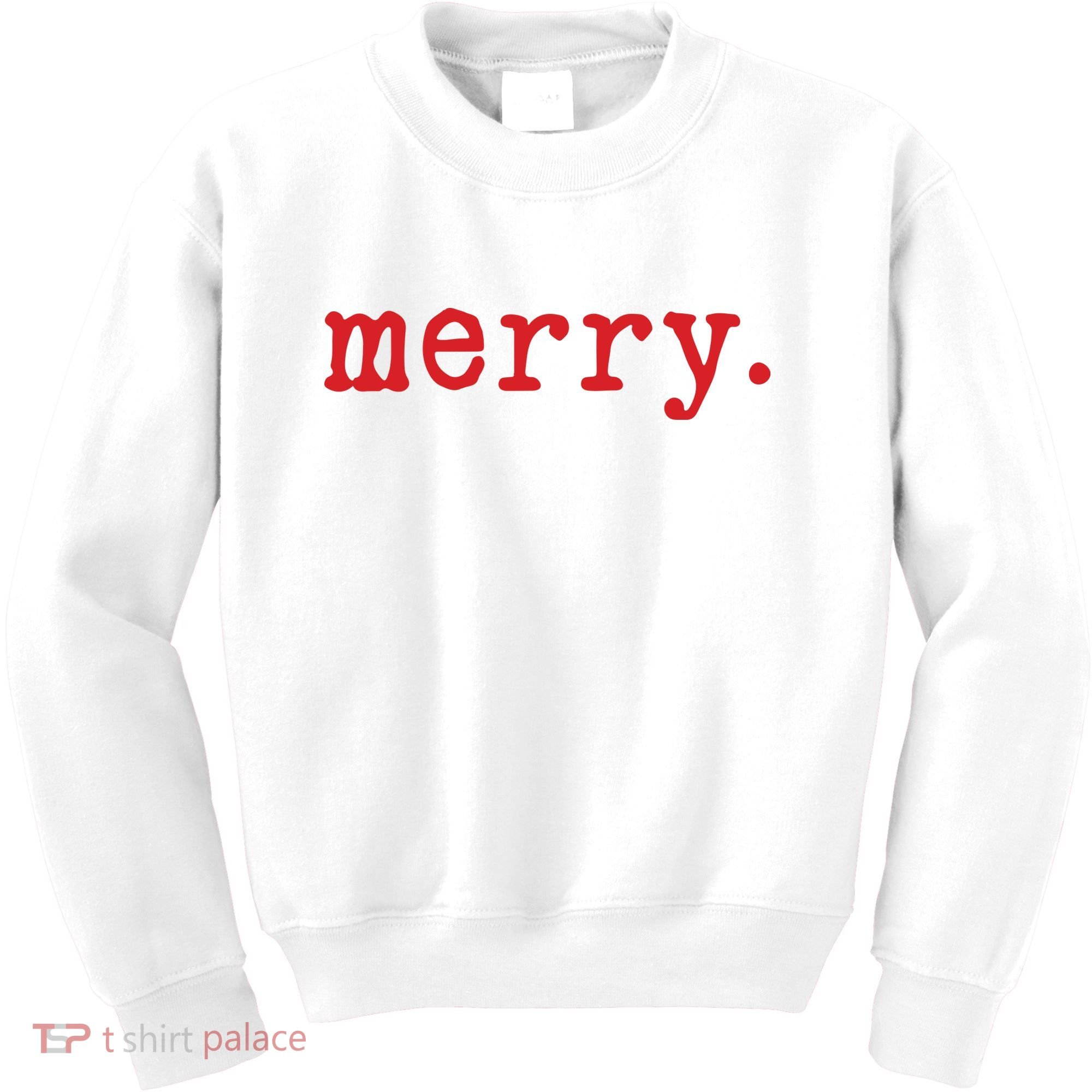 Merry Christmas Minimal Kids Sweatshirt