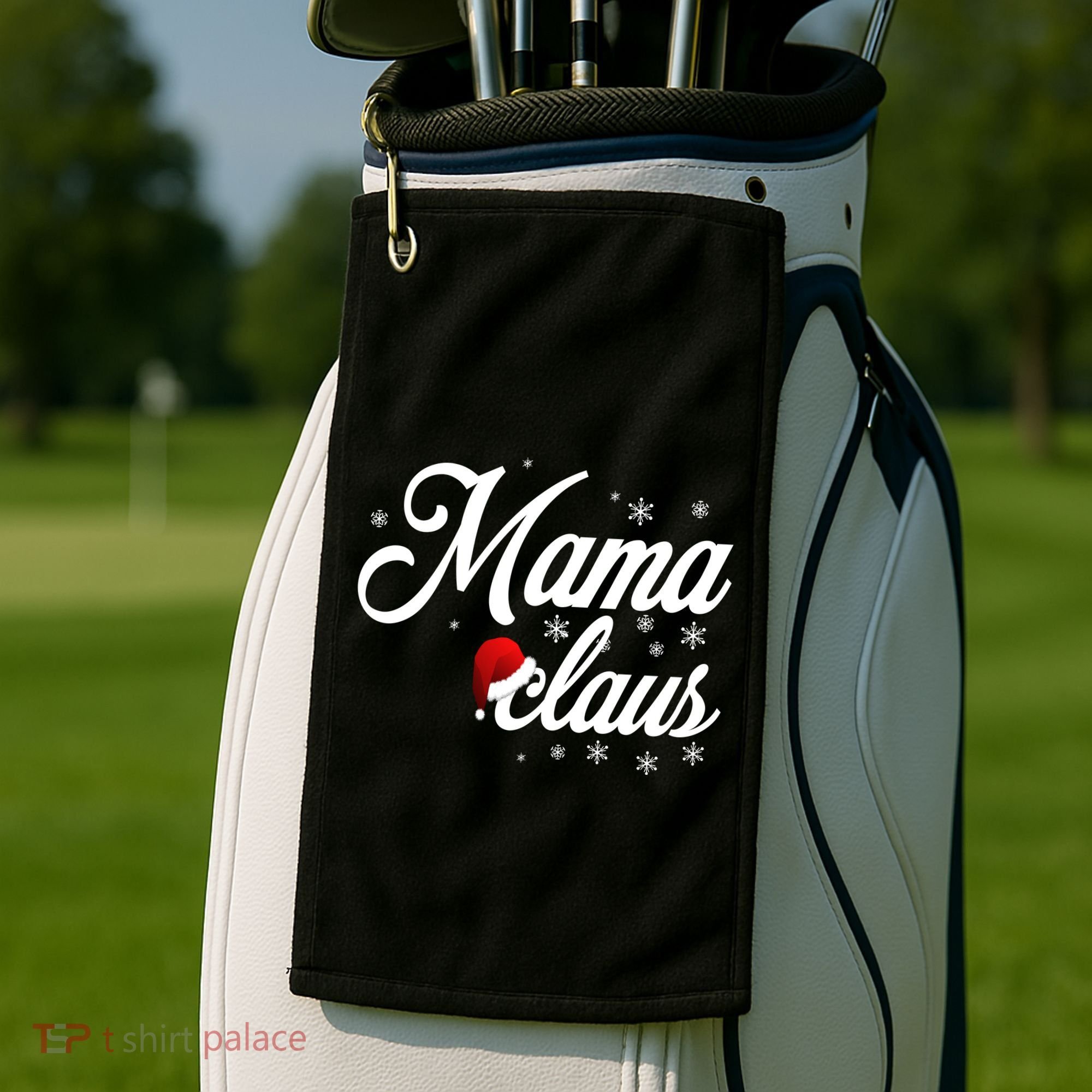 Mama Claus Golf Towel