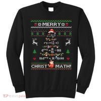 Merry Christmath Math Christmas Tree Ugly Sweater Teacher Sweatshirt thumb 0