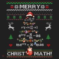 Merry Christmath Math Christmas Tree Ugly Sweater Teacher Hat thumb 2