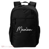 Maman Cute Mother's Day Gift In French Mom Backpack thumb 0