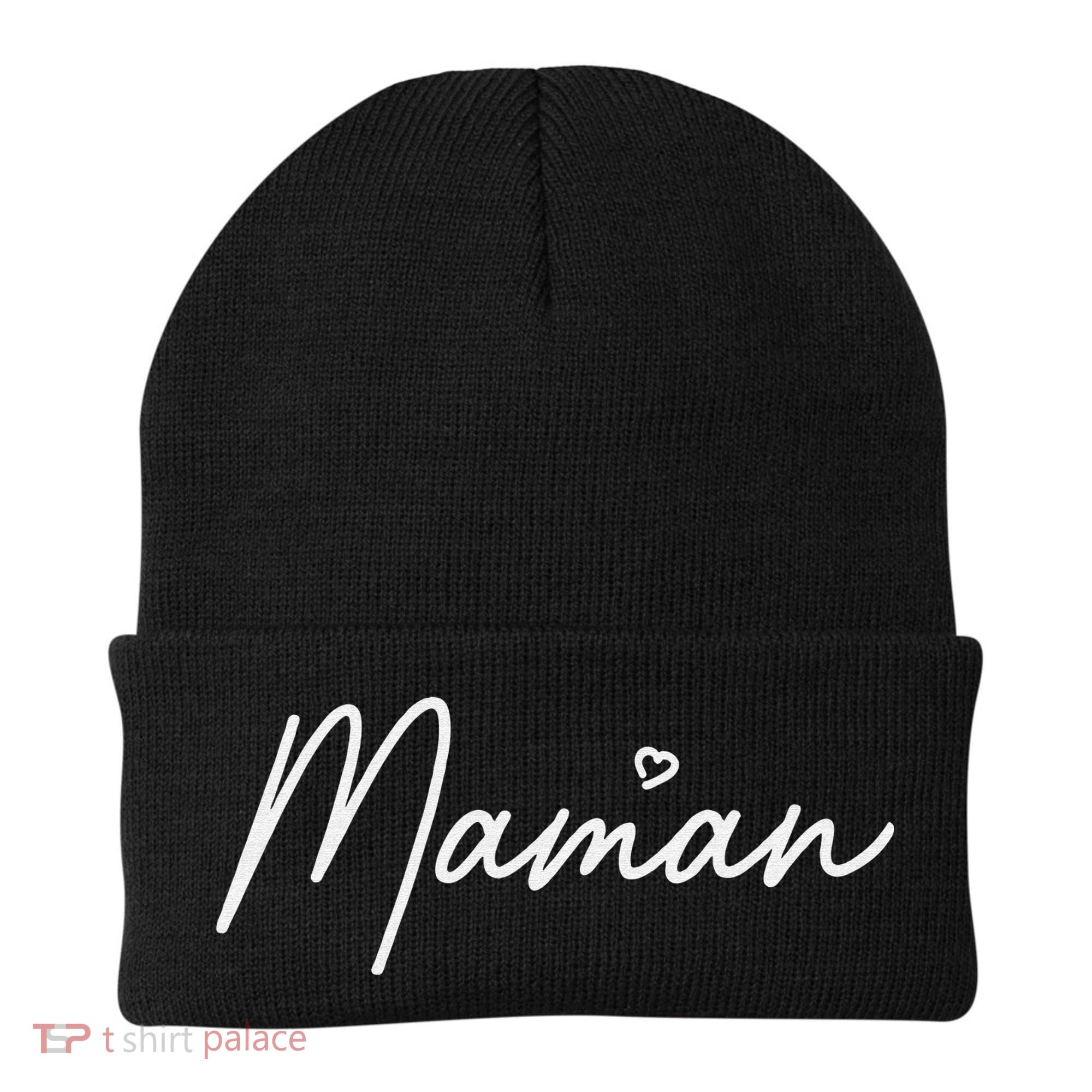 Maman Cute Mother's Day Gift In French Mom Beanie