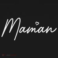 Maman Cute Mother's Day Gift In French Mom Women's Hoodie thumb 2