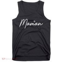 Maman Cute Mother's Day Gift In French Mom Tank Top thumb 0