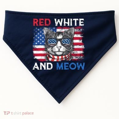 Meowica Cat USA-Made Doggie Bandana