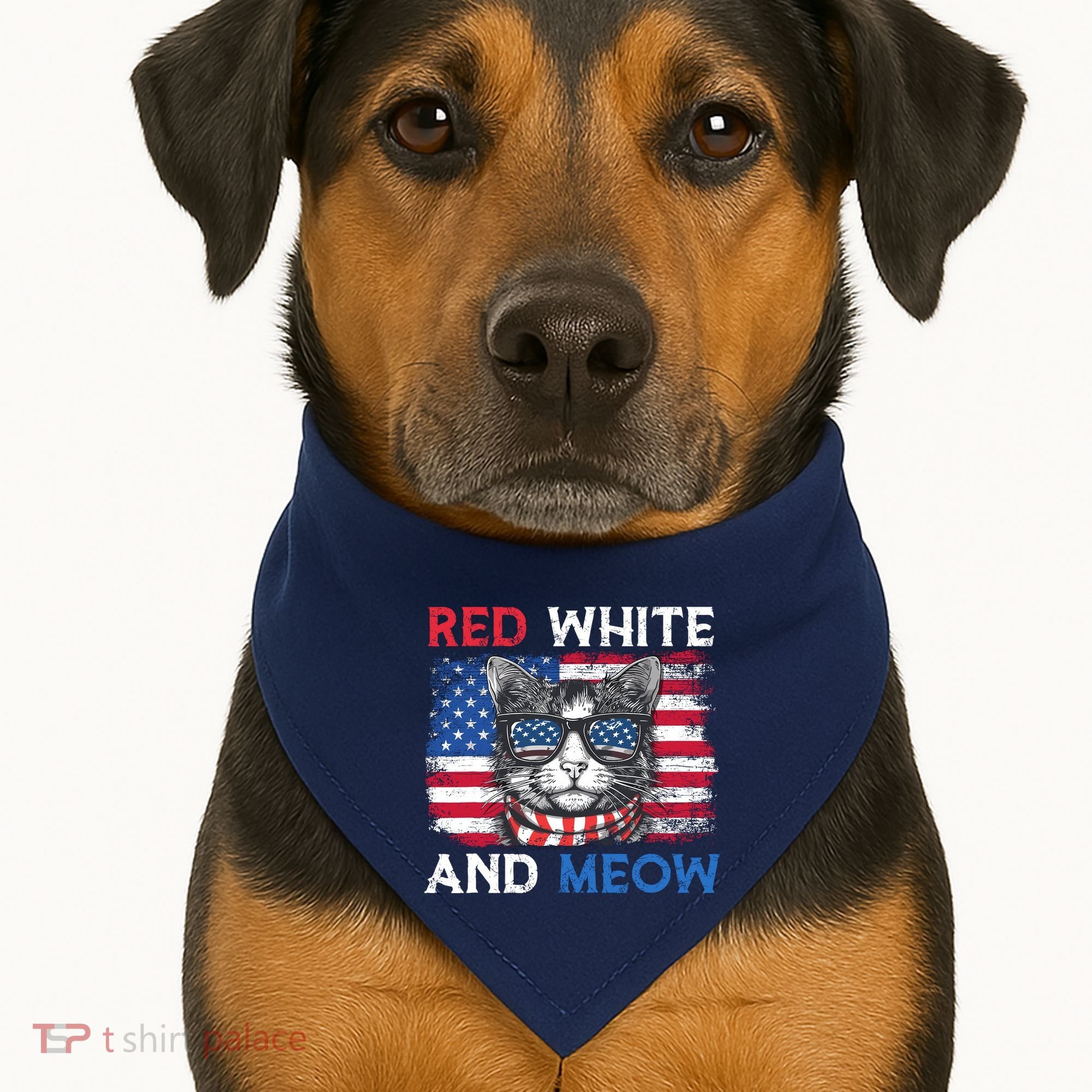 Meowica Cat USA-Made Doggie Bandana