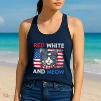 Meowica Cat Women's Tank Top thumb 2