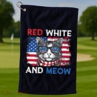 Meowica Cat Golf Towel thumb 1