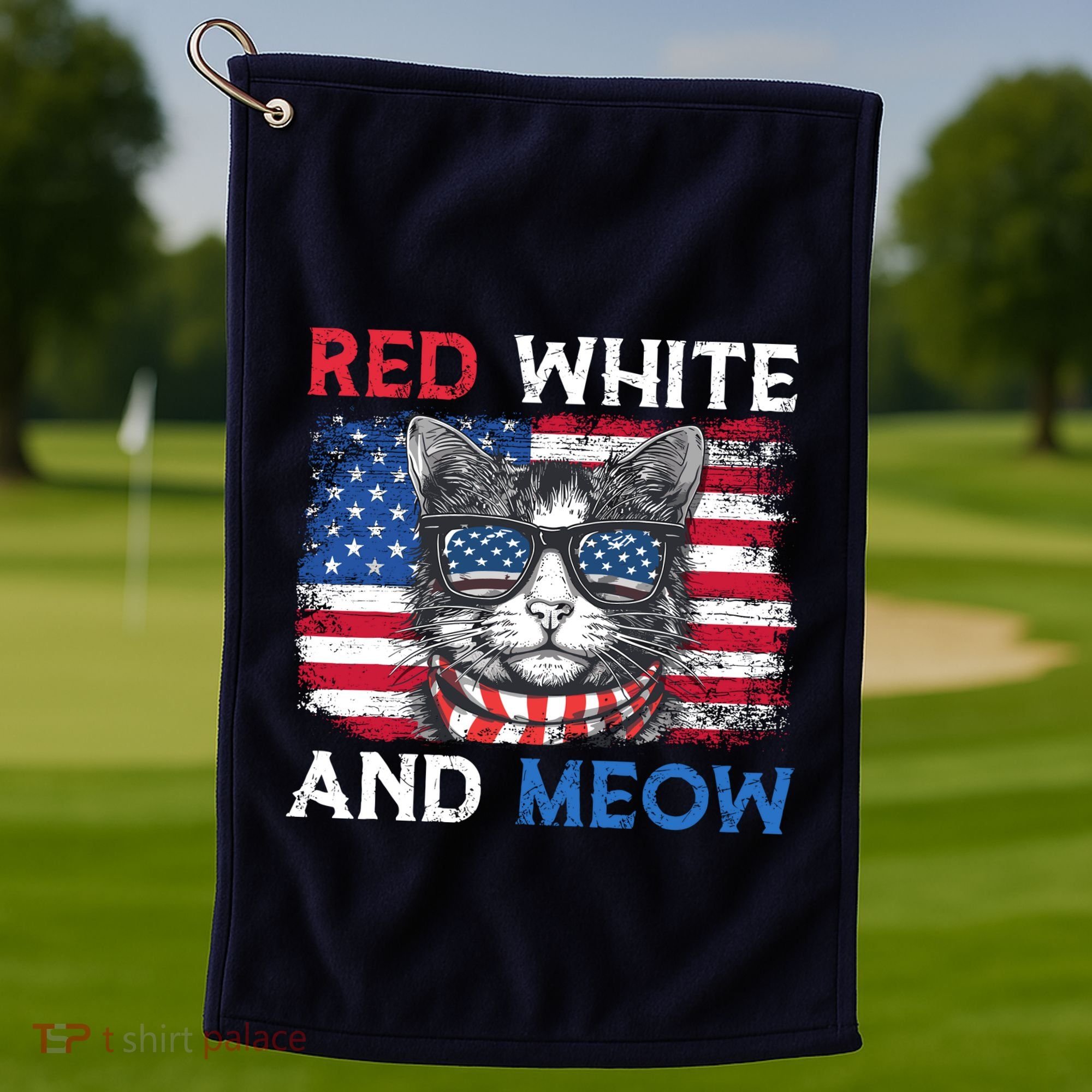 Meowica Cat Golf Towel