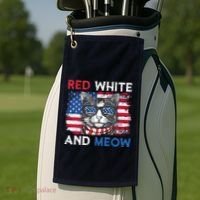 Meowica Cat Golf Towel thumb 2