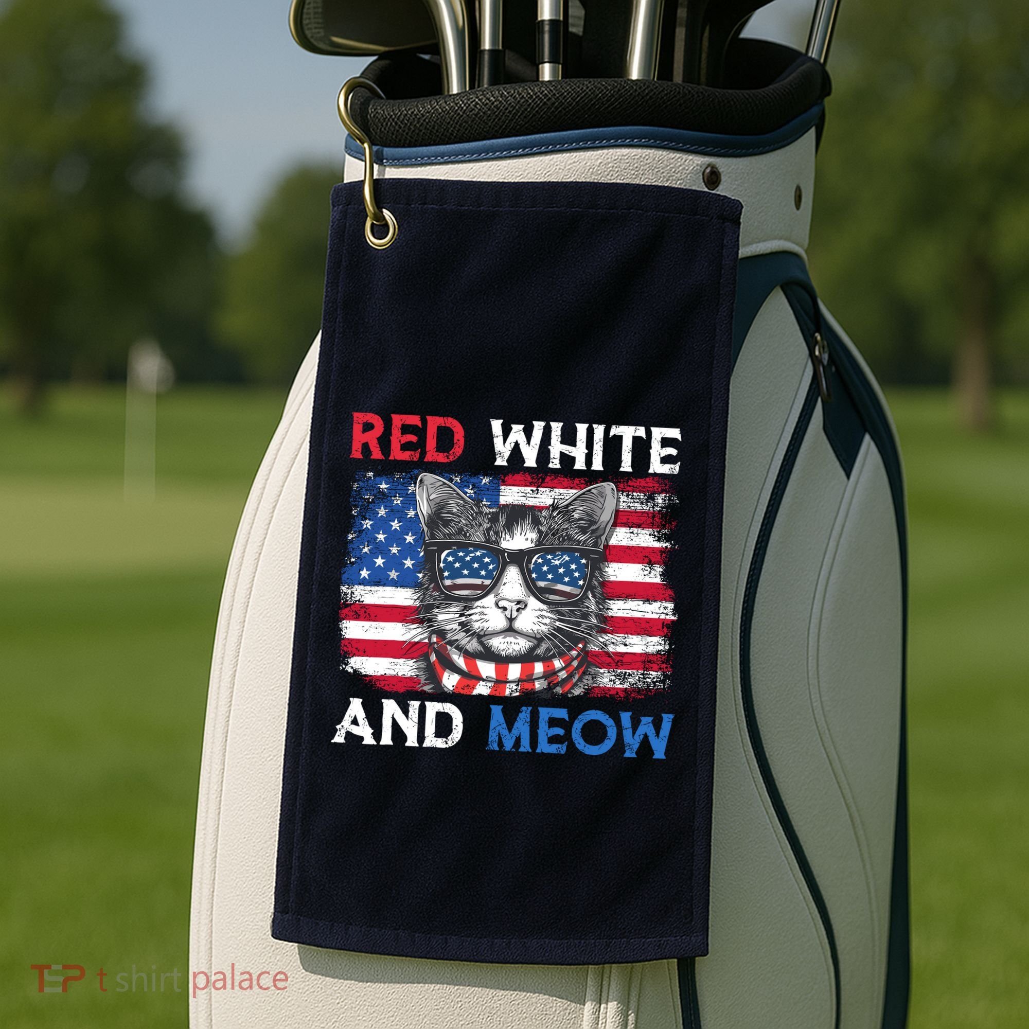 Meowica Cat Golf Towel
