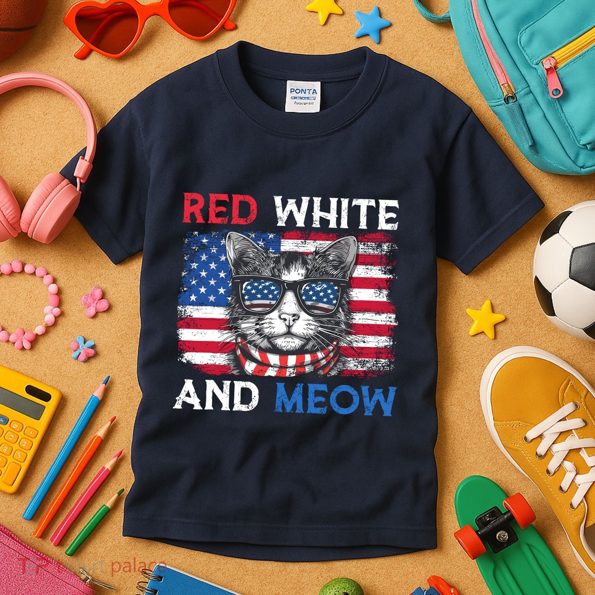 Meowica Cat Kids T-Shirt