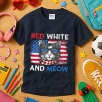 Meowica Cat Kids T-Shirt thumb 3