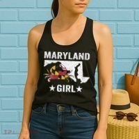 Maryland Crab Maryland Girl Maryland Blue Crab Crabbing Women's Tank Top thumb 2