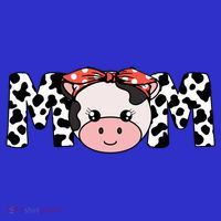 Mother Cow Mom Farming Birthday Gift Funny Family Matching Gift Sweatshirt thumb 3
