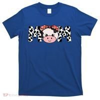 Mother Cow Mom Farming Birthday Gift Funny Family Matching Gift T-Shirt thumb 0